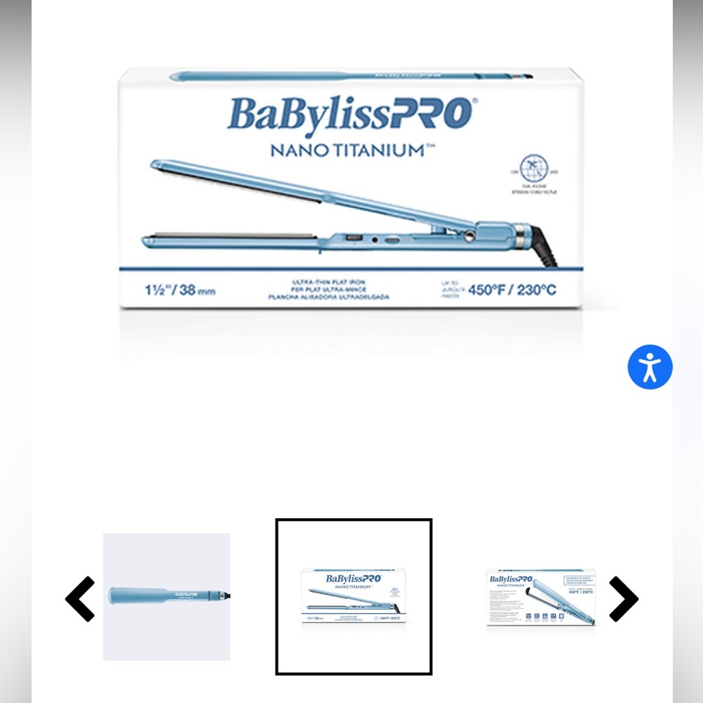 BaBylissPRO Nano Titanium Straightener